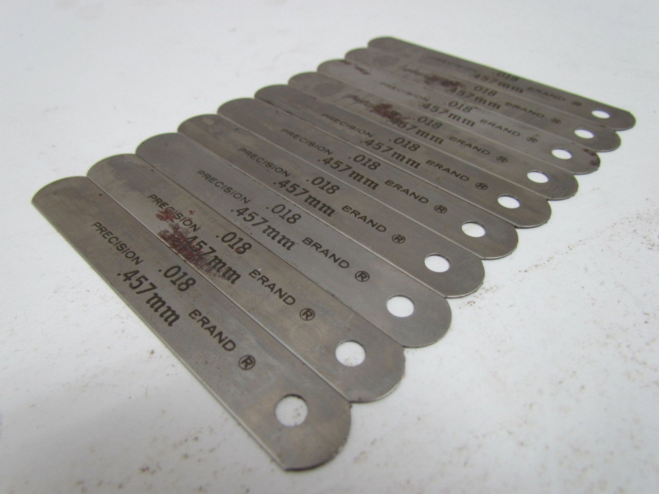 Precision Brand Feeler Stock Thickness Gauge .018"" .457mm Steel Gage