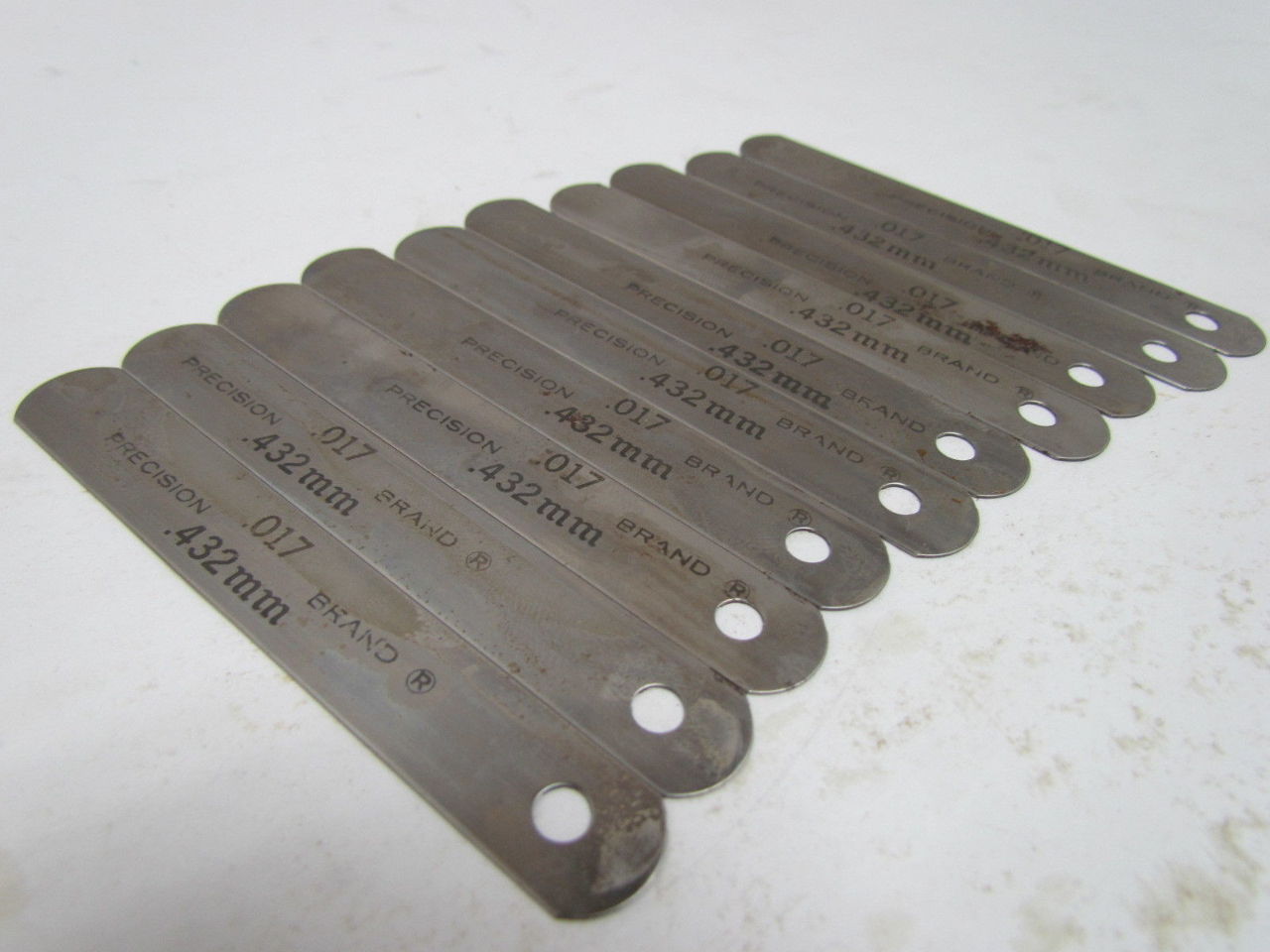 Precision Brand Feeler Stock Thickness Gauge .017" .432mm Steel Gage