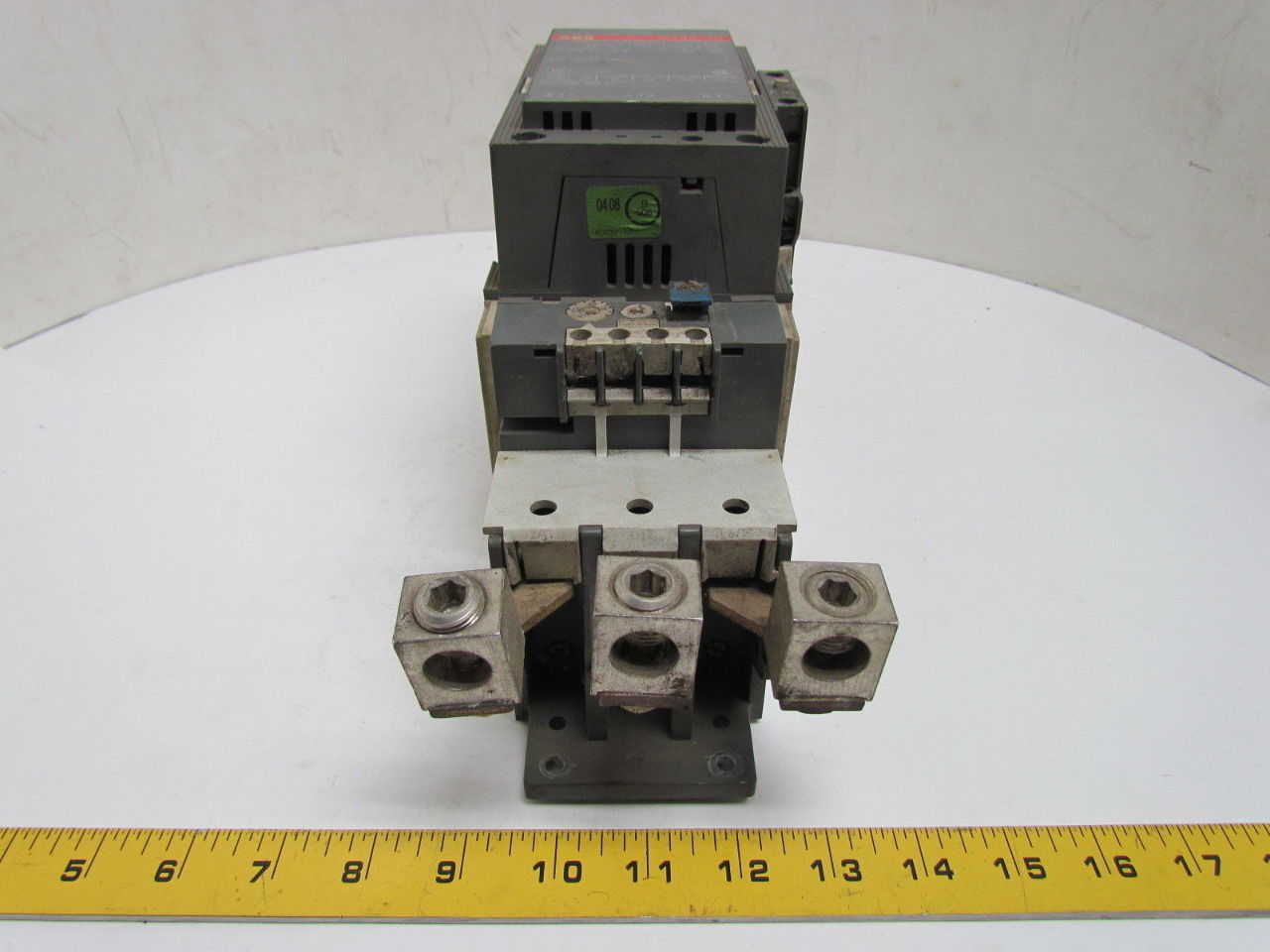 ABB A14530 NonReversing Motor Contactor 3pole 120V Coil w/TA200 DU