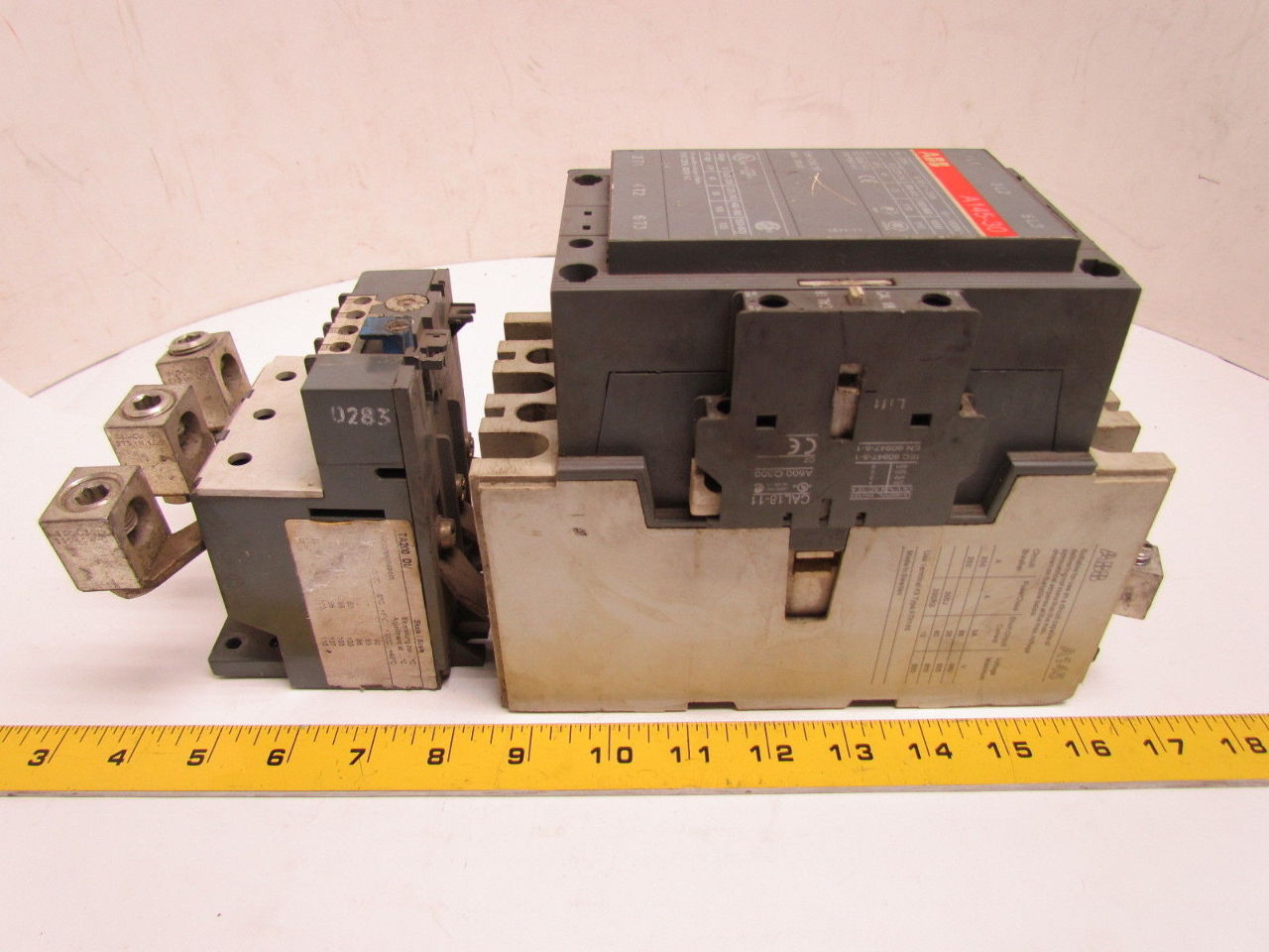 ABB A14530 NonReversing Motor Contactor 3pole 120V Coil w/TA200 DU