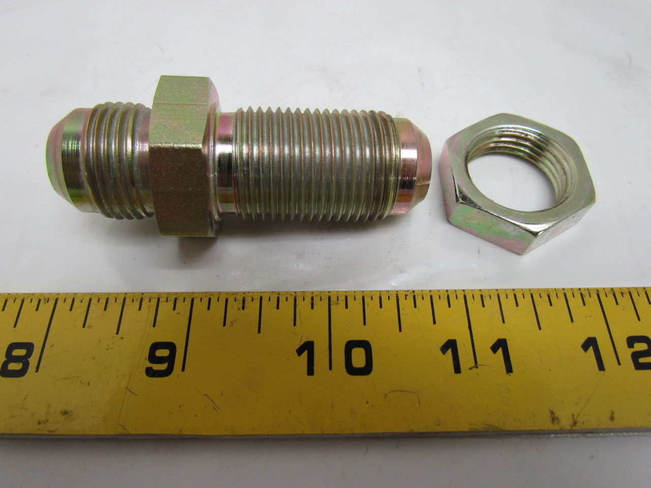 Parker 10 WTXWLNS 10WTXWLNS 5/8" Male Bulkhead Union 11/8" Locknut