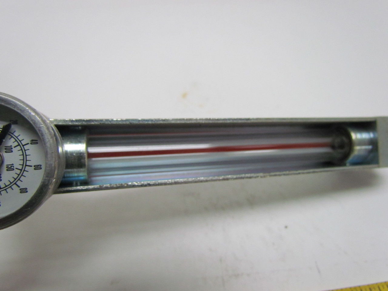 OilRite Liquid Level Sight Glass Gauge w/Thermometer Steel 6" eBay