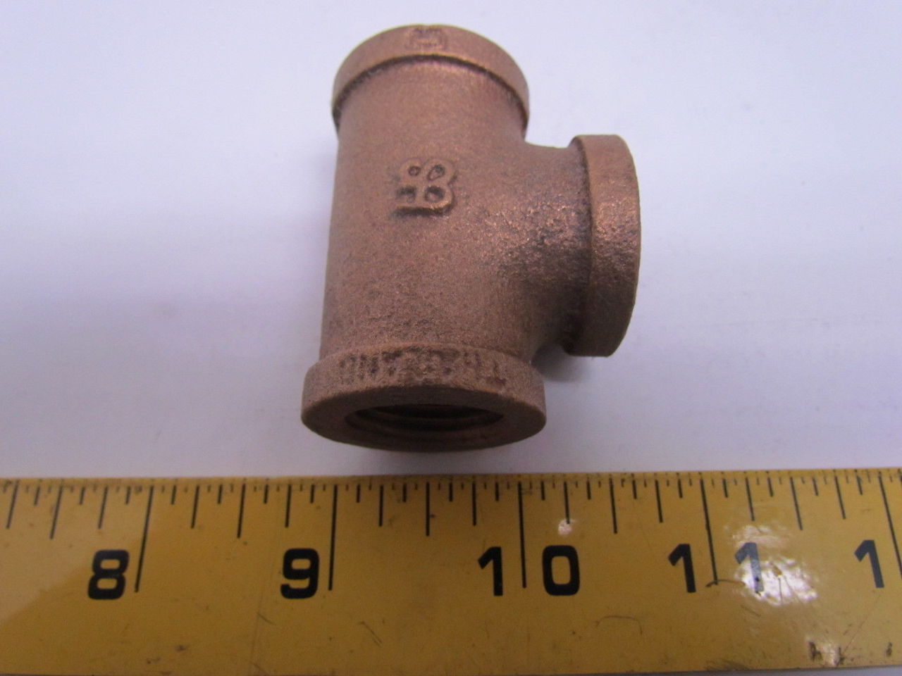 SA Siam Fittings 1/2" NPT Female Tee Pipe Fitting Cast Bronze eBay