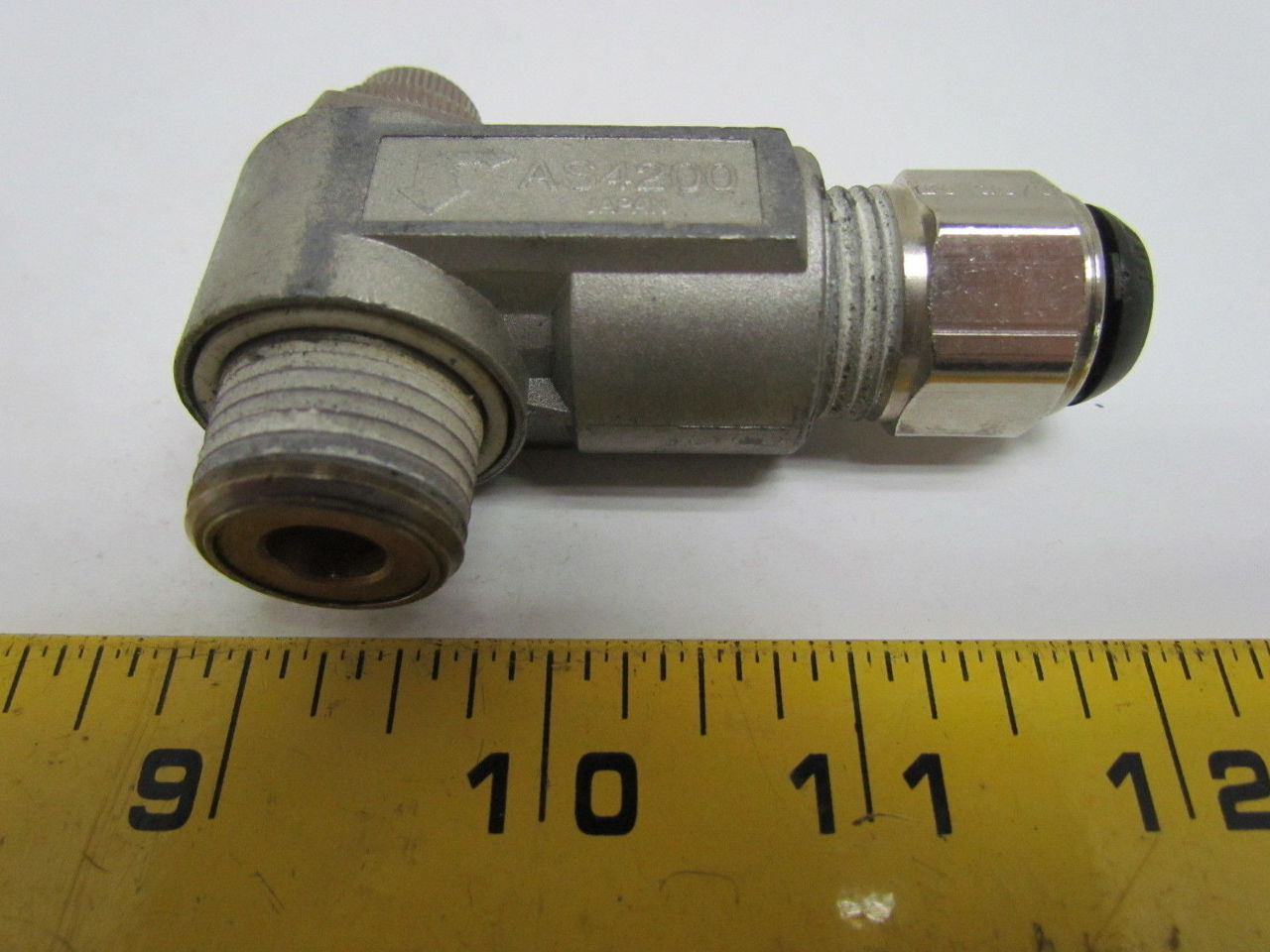 SMC Prestolok AS4200 Air Flow Speed Control Valve 1/2" NPT 12mm Tube eBay