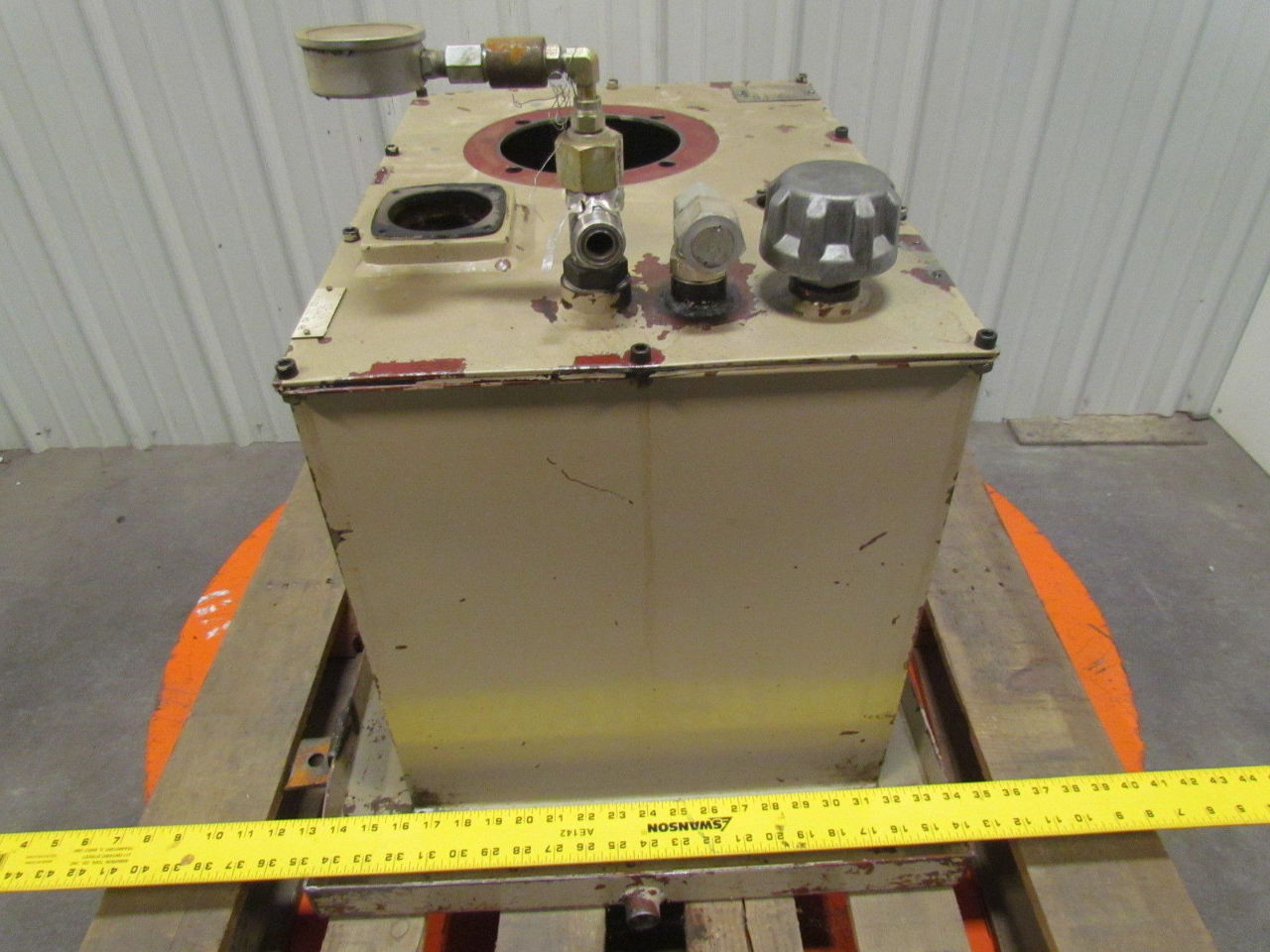 Rexroth 20 Gallon Hydraulic Oil Reservoir W/Breather Cap & Sight Glass