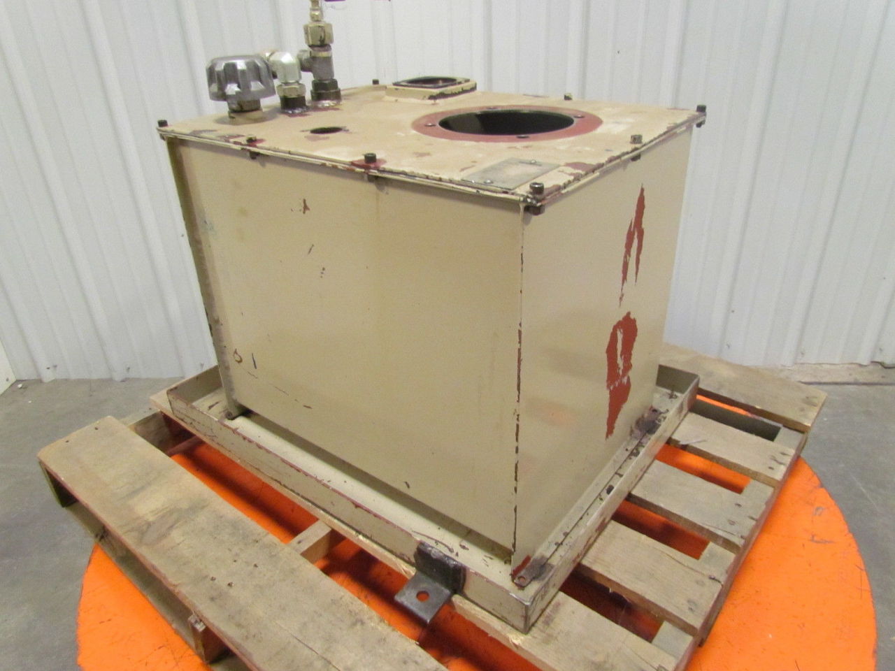 Rexroth 20 Gallon Hydraulic Oil Reservoir W/Breather Cap & Sight Glass