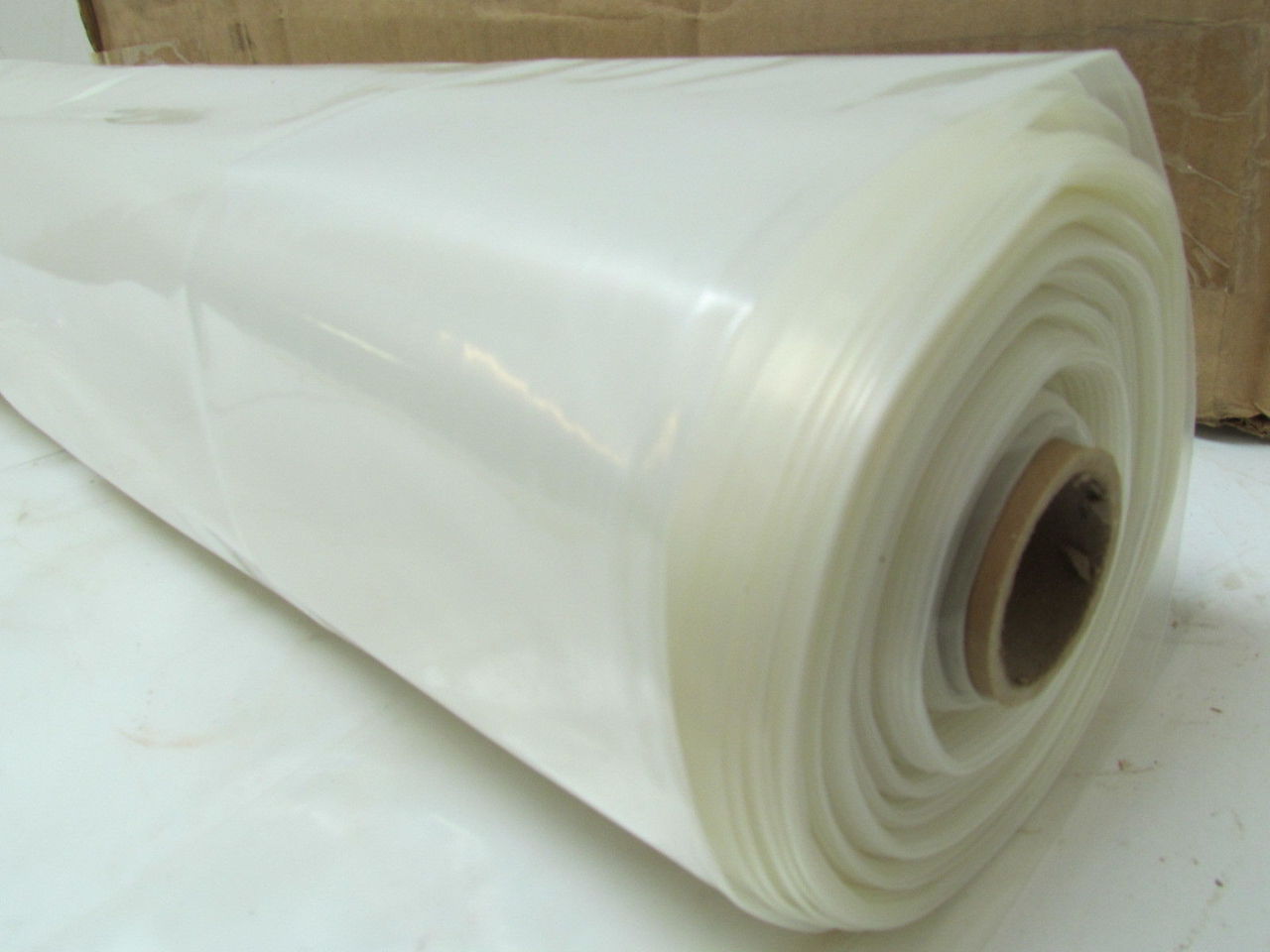 Polar Plastics 6'W x 100'L Clear Polyethylene Film .004MIL 600 SQ FT