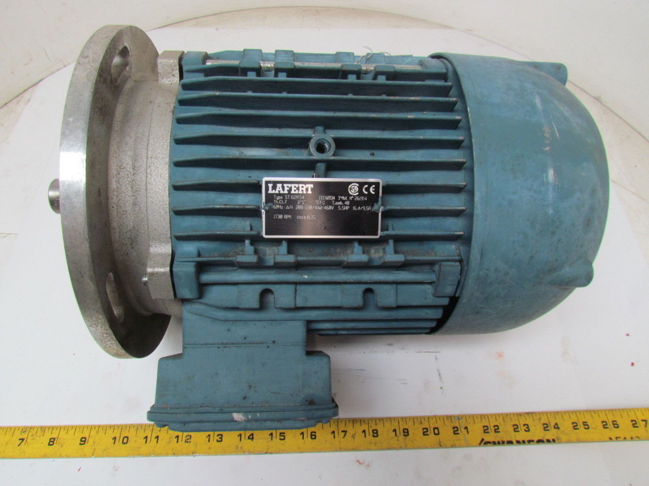 Lafert St 112M S4 5.5 HP 1730 Rpm 208230/460V TEFC 3 Ph Motor