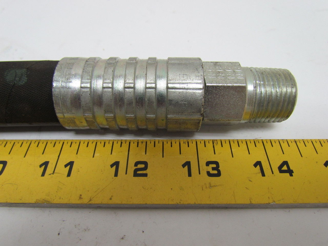 1/2" 10,000psi WP Waterblast Hose 30" Long W/1/2" NPT on each end No