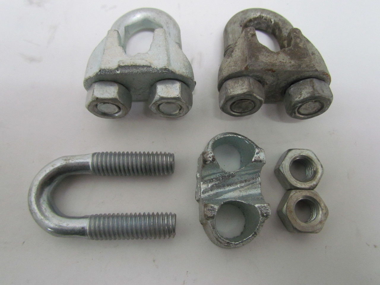 1/2" Wire Rope Clip UBolt Cable Clamp Lot of 3pcs eBay