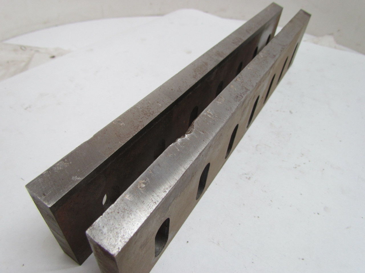 Zenith Cutter K53116 A00 Granulator Bed Knife Blades 7Hole 12" Set of