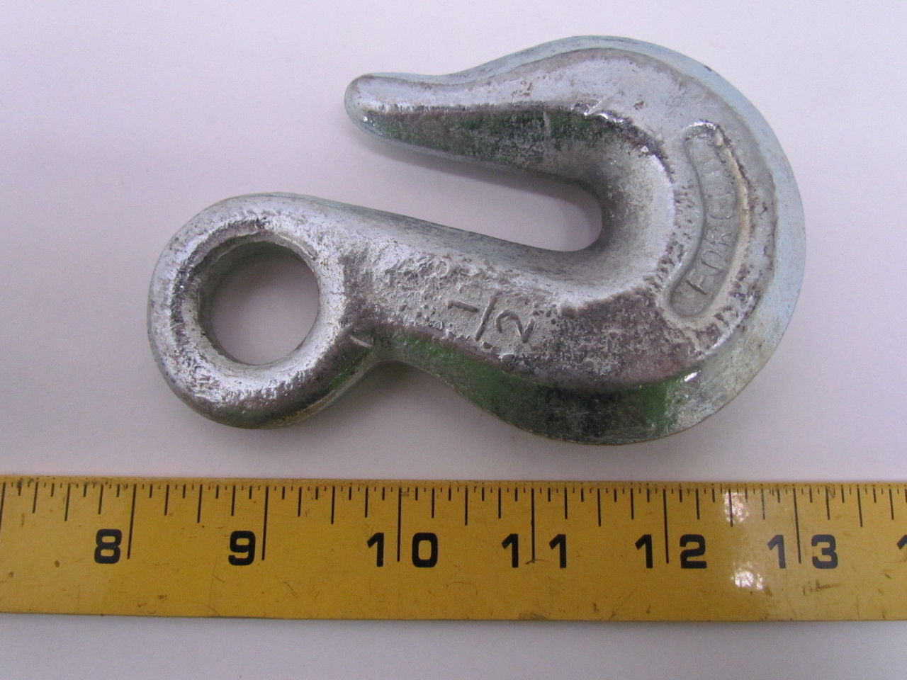 1/2" Steel Eye Grab Hook 7/8" Eye Hole Lot of 3 Hooks eBay