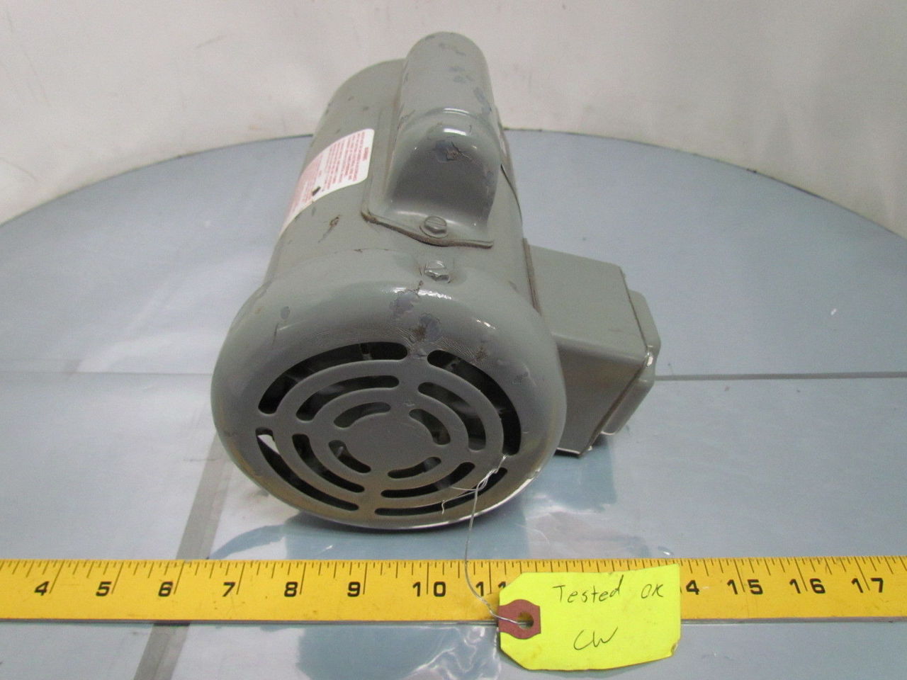 Boston Gear 1/3 HP 1725 RPM 115208/230 Volt TEFC Single Phase Electric