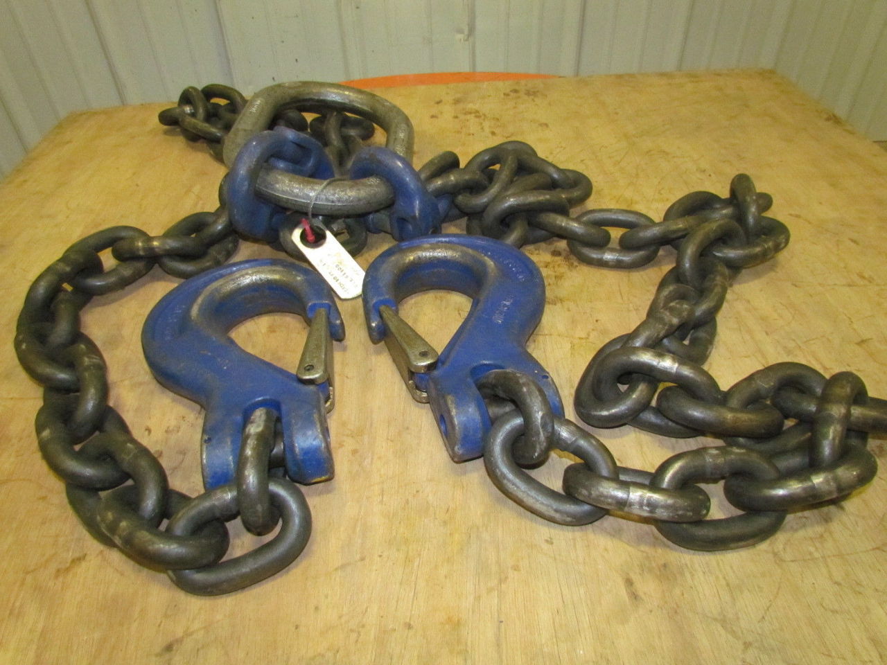 Crosby Grade 100 3/4"x94" DOS 2Leg Double Chain Rigging Sling WLL