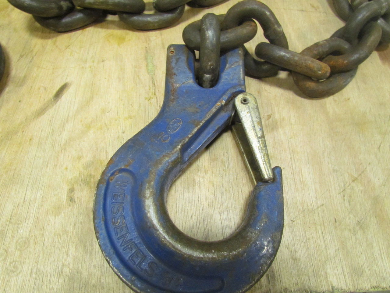 Crosby 3/4"x94" DOS 2Leg Double Chain Sling Grade 100 WLL 61100Lb