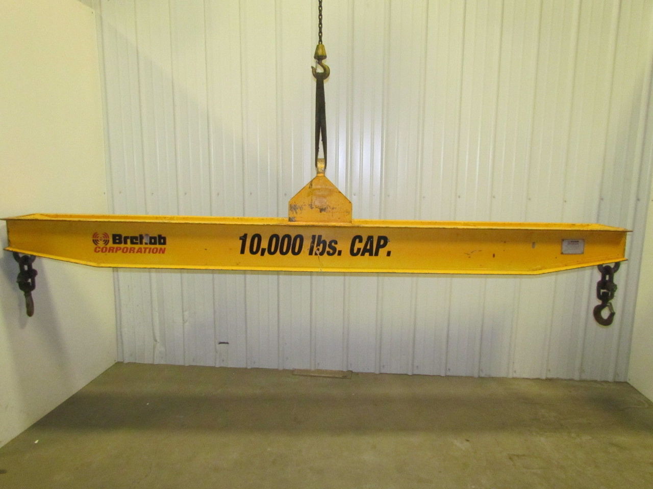 Brehob 5 Ton 10000 LB 10' Spreader Bar Lifting Beam USA Swivel hooks eBay