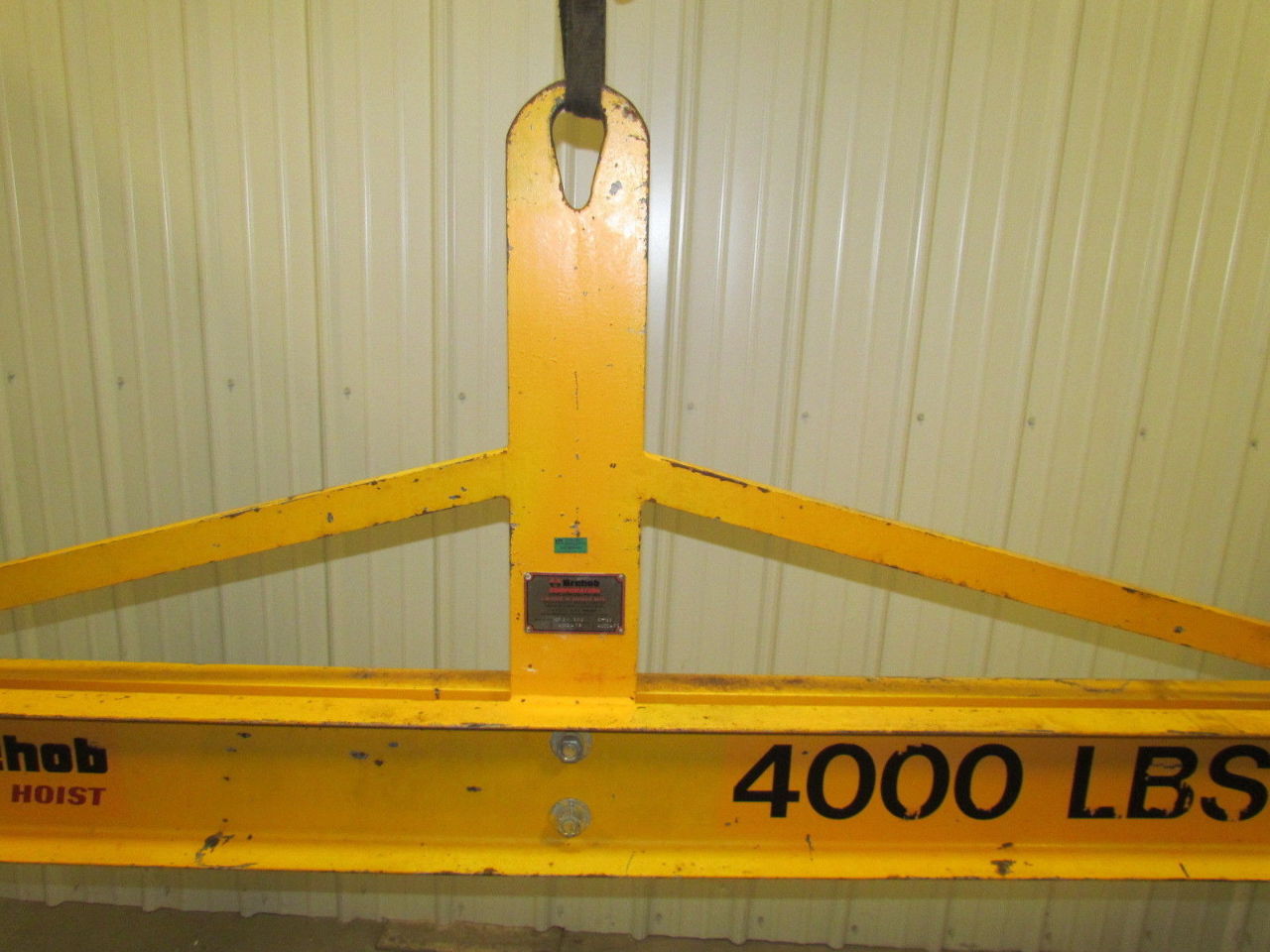 Brehob 4000 LB 2 Ton Adjustable Spreader Bar Lifting Beam 810' Swivel