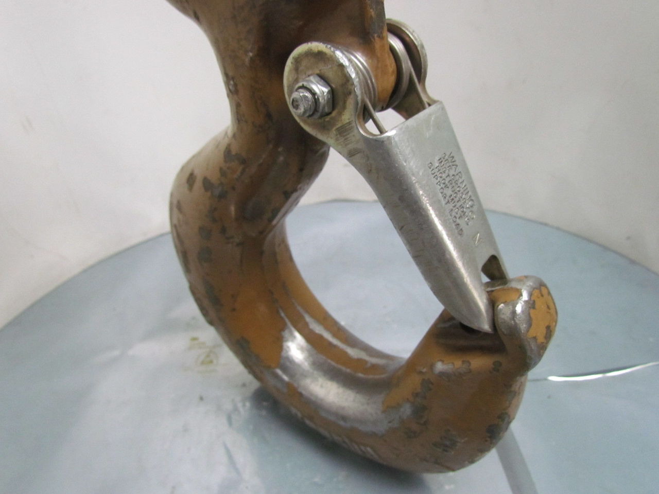 Crosby S320AN 22Ton Eye Sling Hook w/Latch Alloy Steel 31/2" Eye Dia