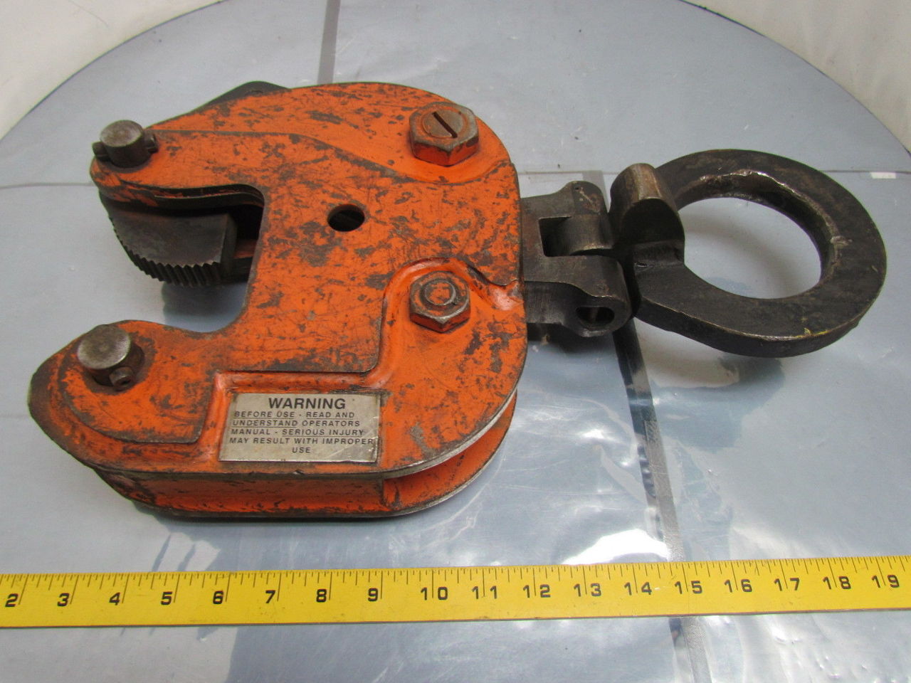 Renfroe JP 2Ton Vertical Lift Clamp 2"2 3/4" Capacity eBay