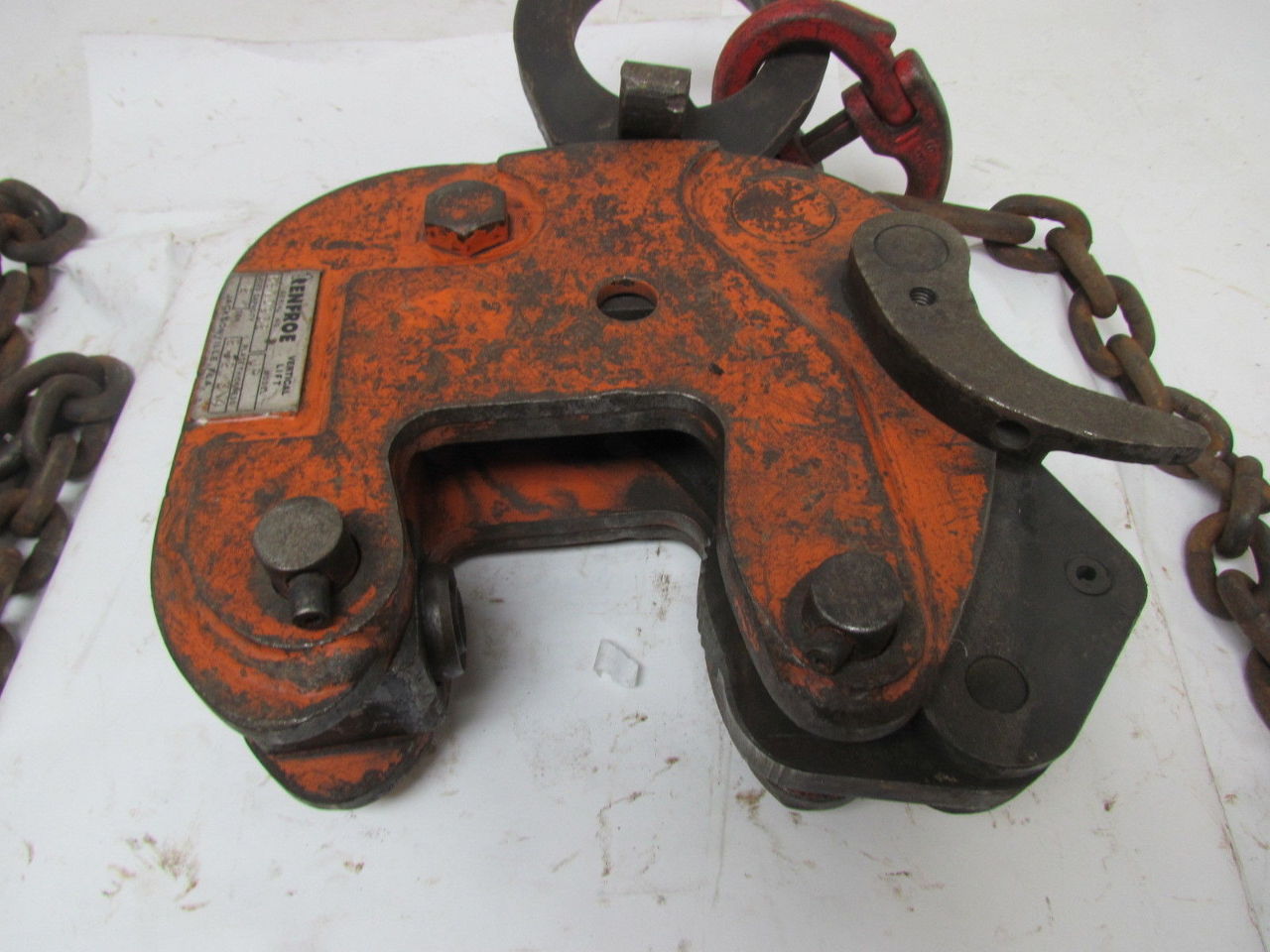 Renfroe JP 2Ton Plate Lifting Clamp Assembly 2"to23/4" 3/8" Grade 80
