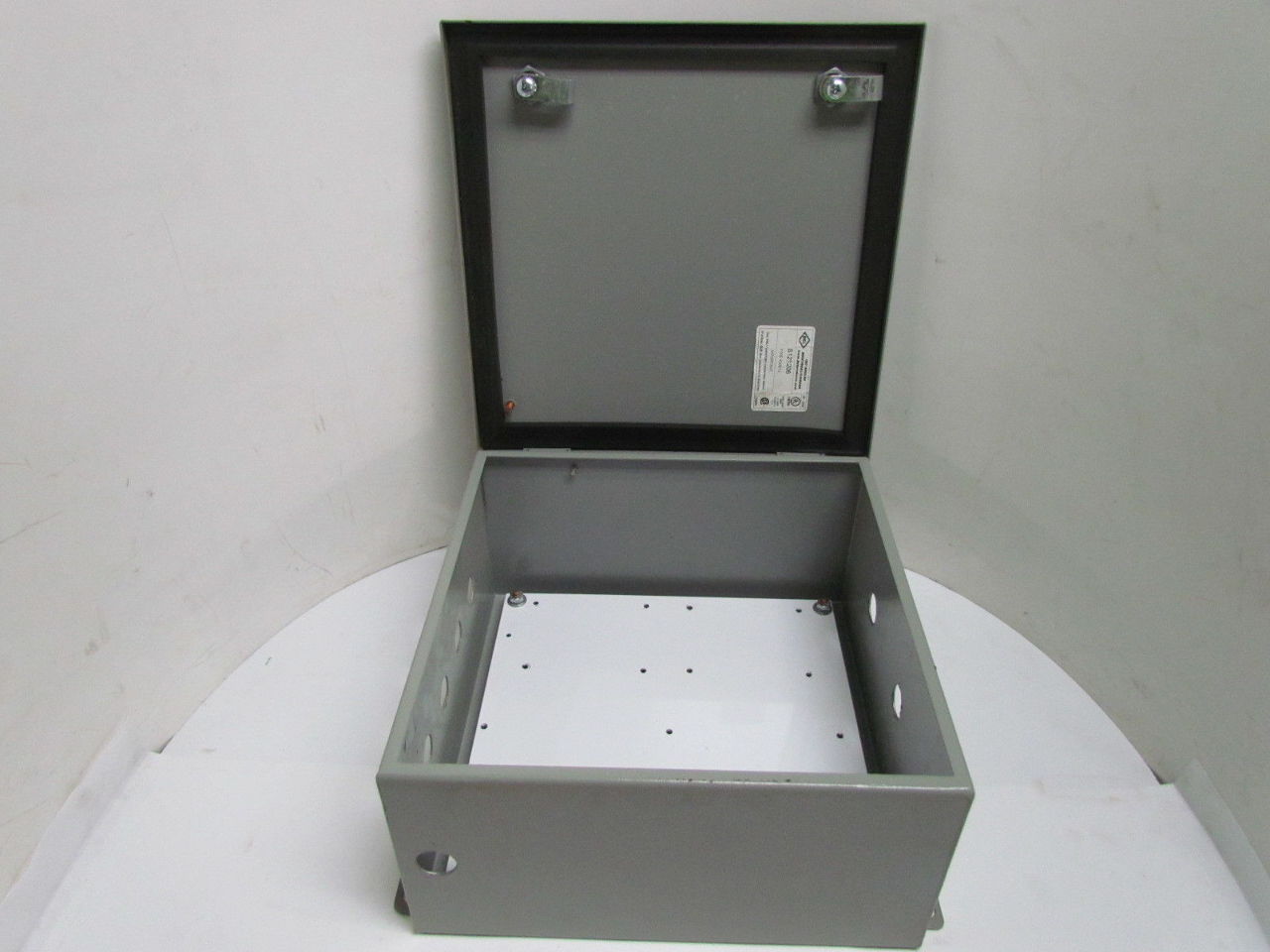 BEL S121206 Wall Mount Hinged Cover Junction Box Enclosure 12x12x6