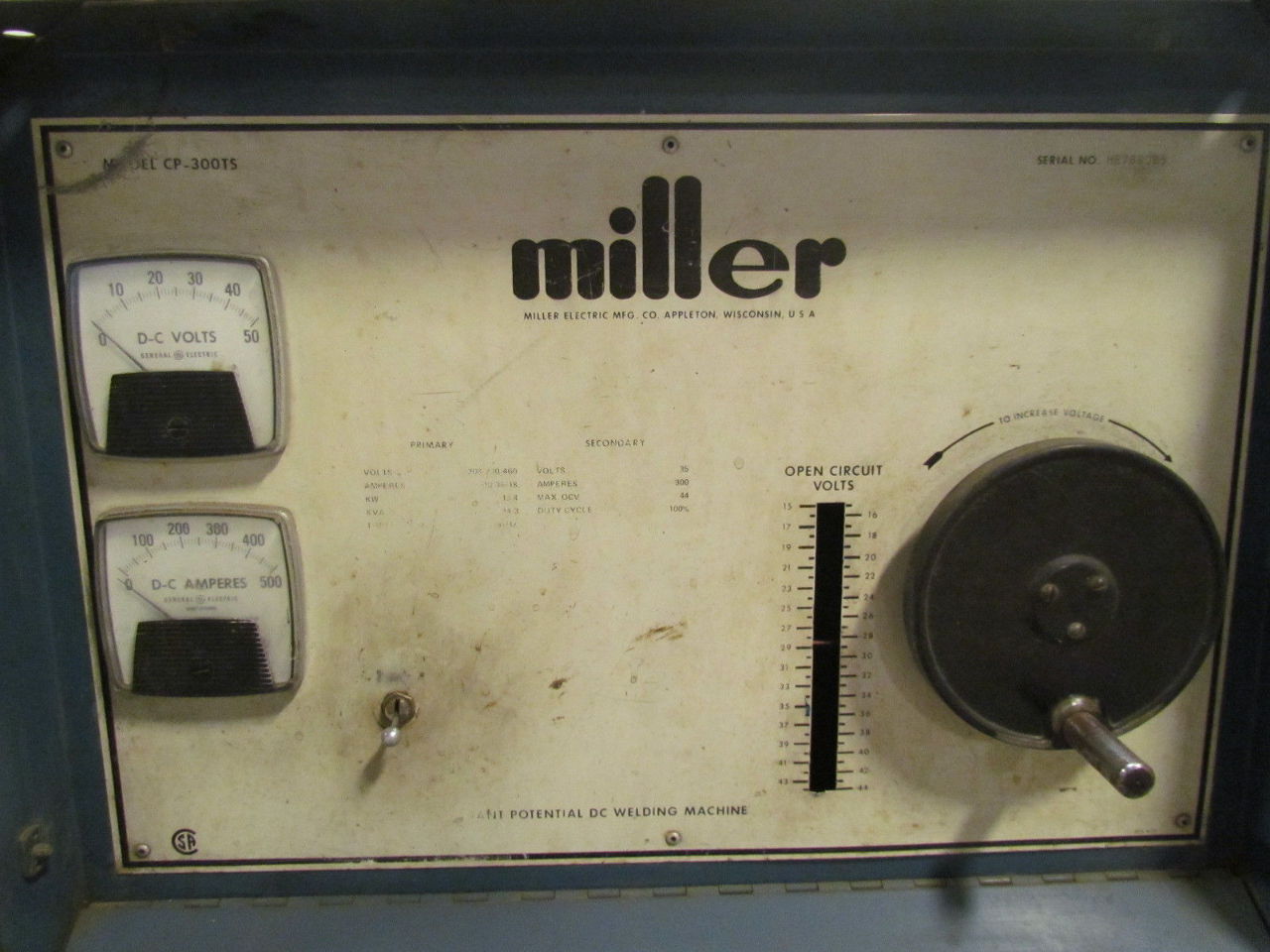 Miller CP-300TS 300 A Amp DC Welding Welder 100% duty Cycle | eBay