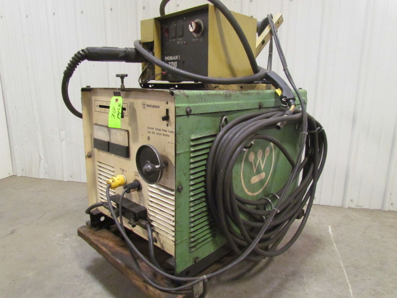 Westinghouse RSS 250 A Amp Welder W/Hobart 2210 Wire Feeder & Mig