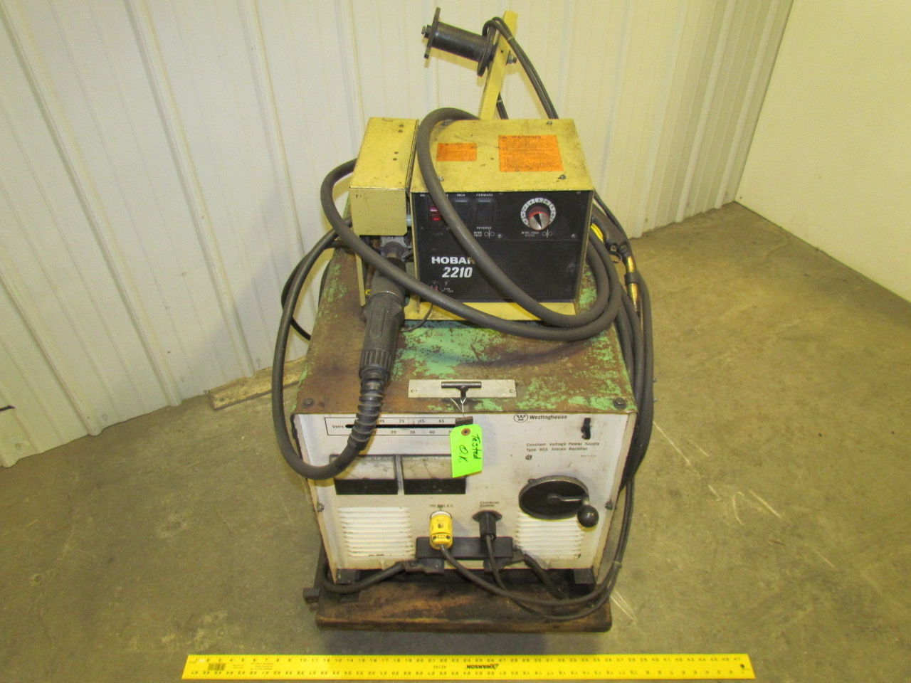 Westinghouse RSS 250 A Amp Welder W/Hobart 2210 Wire Feeder & Mig