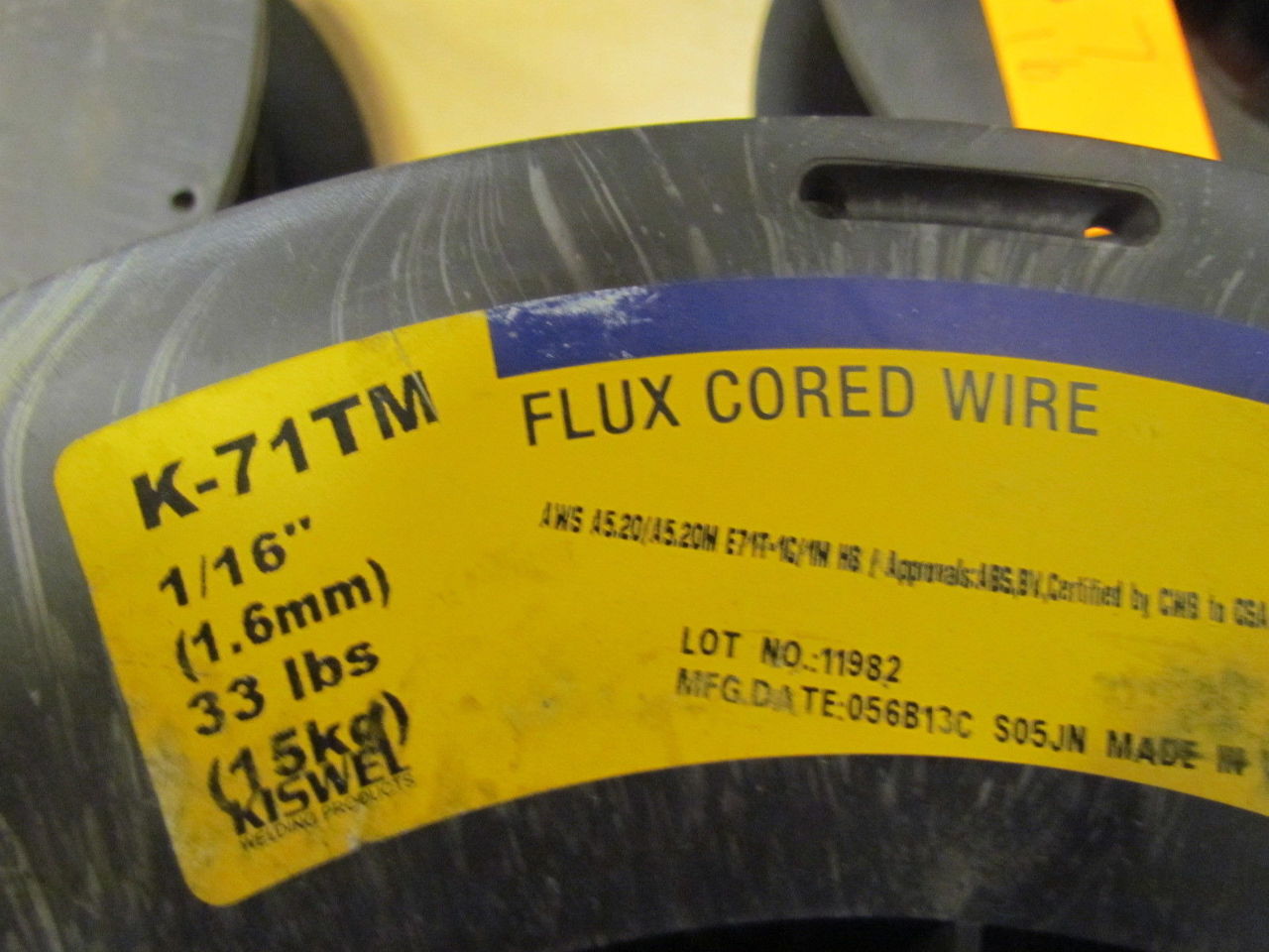 Kiswel K-71TM Mild Steel Flux Cored Welding Wire 1/16" E71T-1C/1M ...