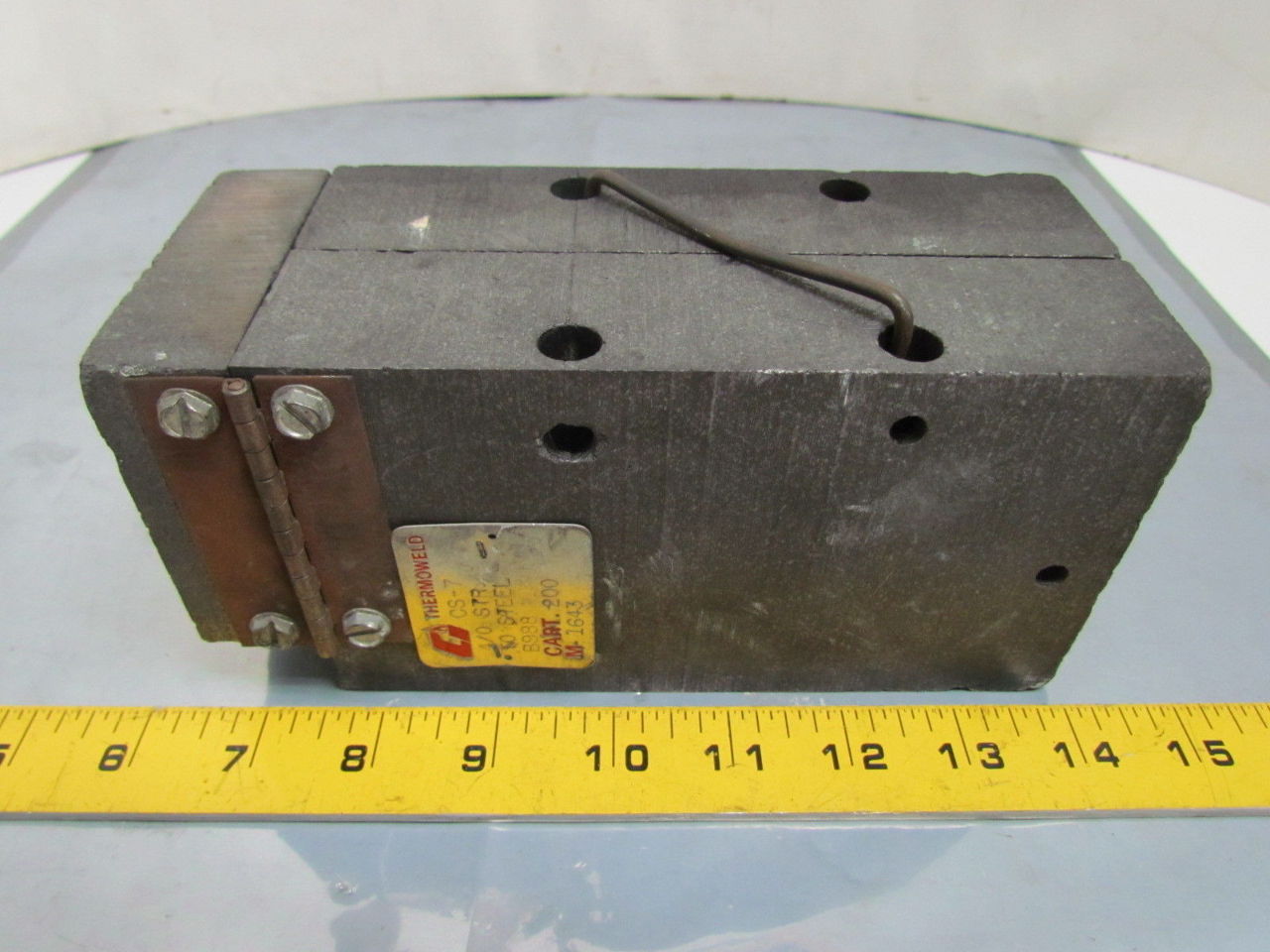 Thermoweld CS7 4/0 STR to Steel Mold eBay