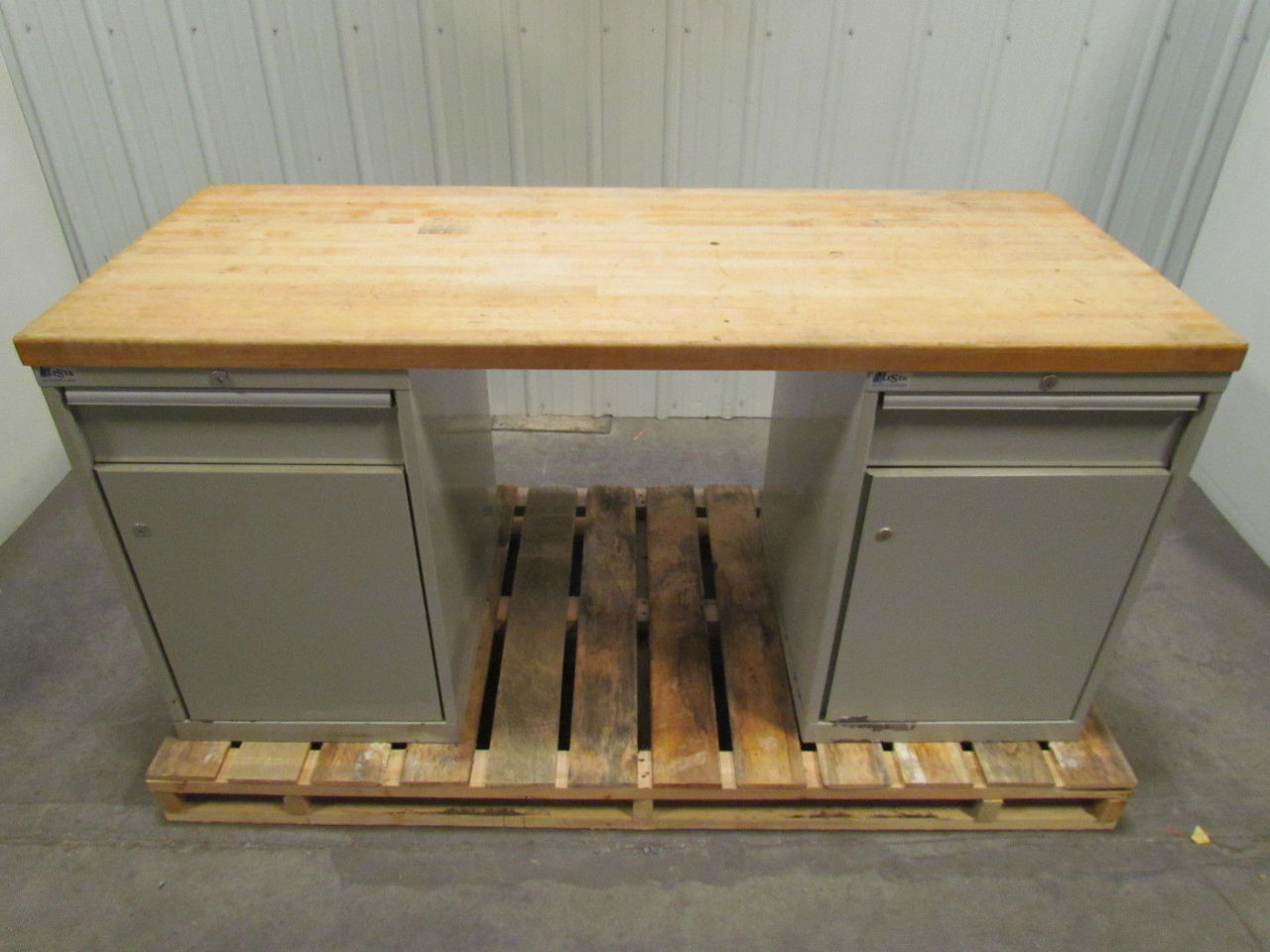 Lista Industrial Workbench Tool Organizer 72x30x35" 2 Drawer 2 Door eBay