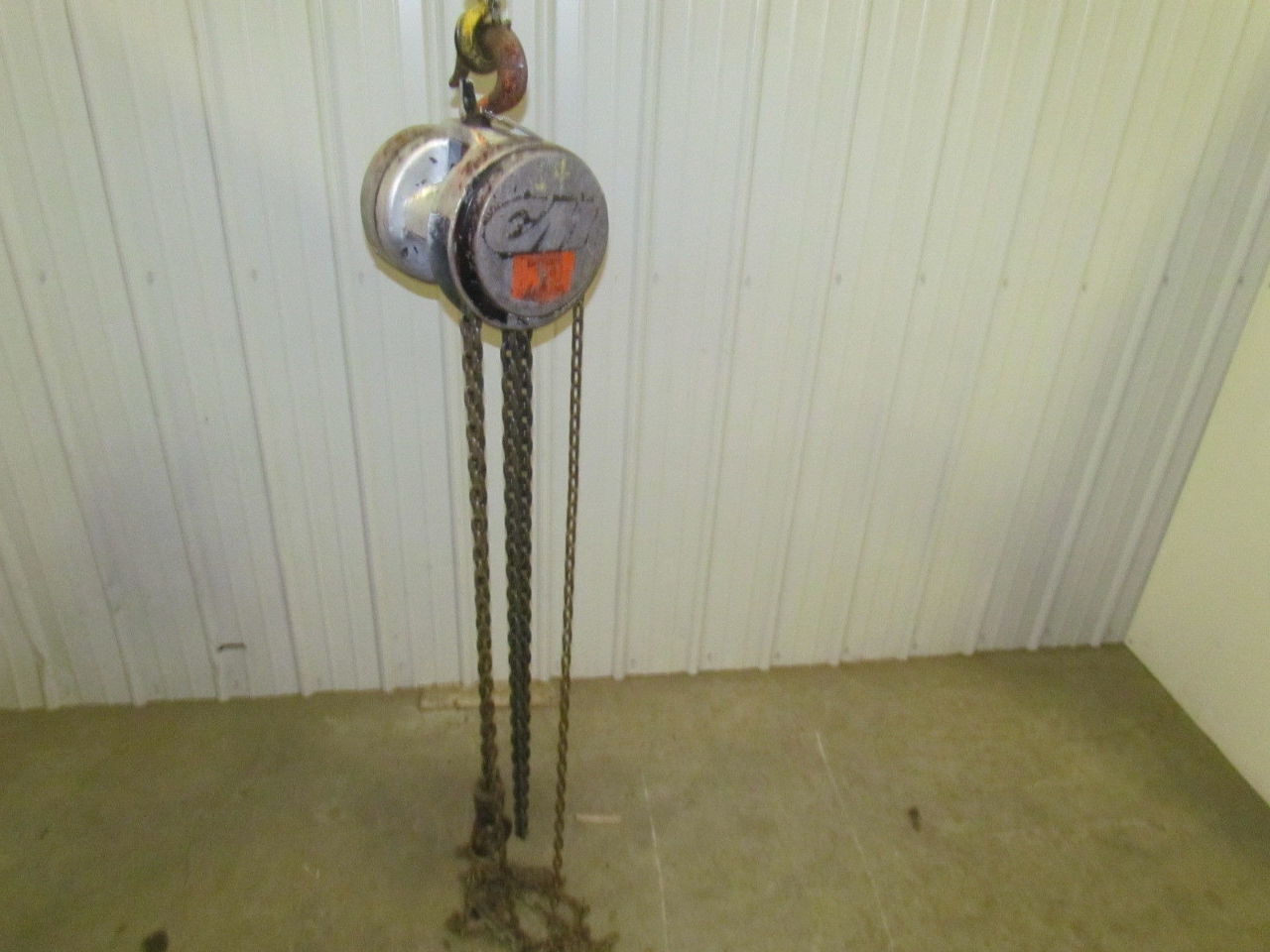 CM Columbus Mckinnon 2 Ton Manual Chain Fall Hoist 11'6" Lift 4000 lb