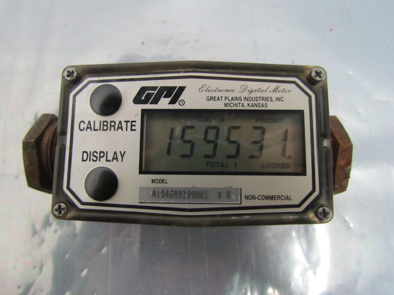 GPI A104GMA100NA1 Electronic Digital Meter Flowmeter Calibration Unit 3