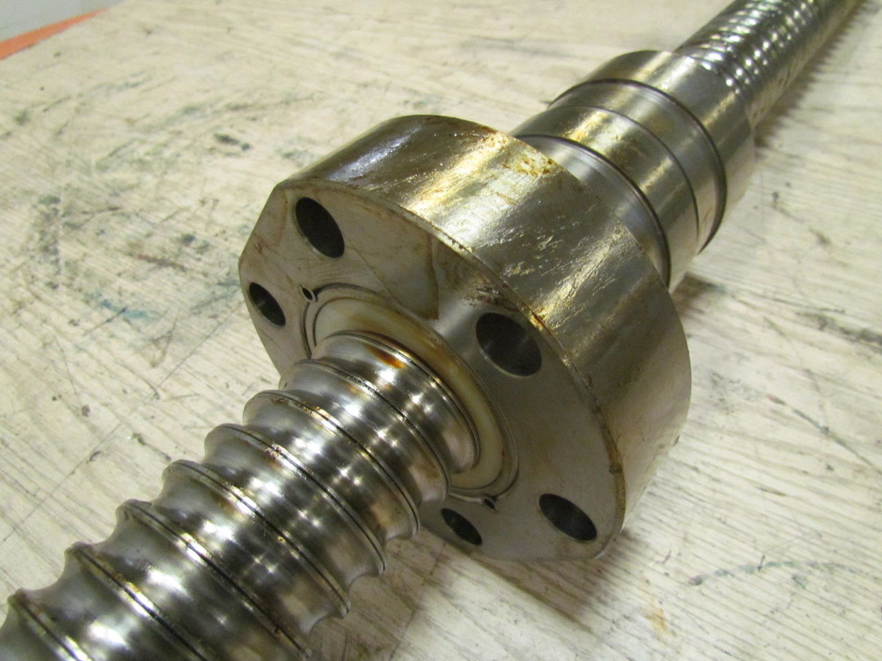 Ball Screw w/Nut 55mm Shaft Dia 13mm Thread Pitch 880mm Travel 50" OAL