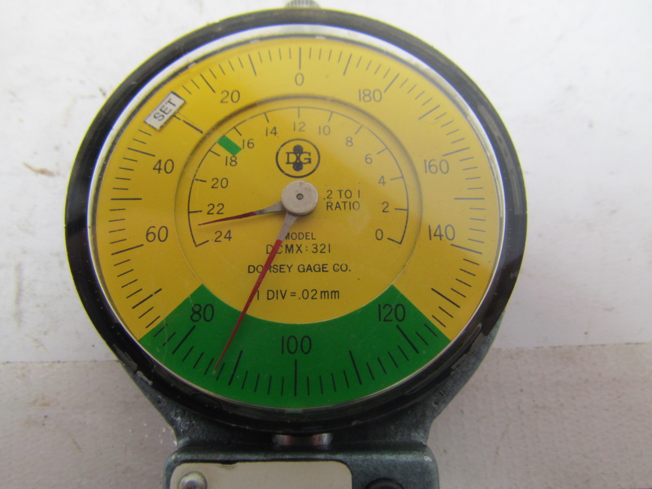 Dorsey DCMX 321 Chamfer Countersink Gauge Dial Indicator Gage 17mm Dia