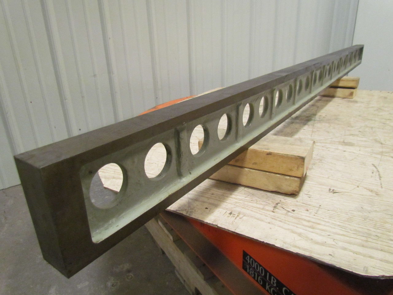 Cast Iron Precision Ground Parallel Straight Edge 41/6"H x 15/8"W x