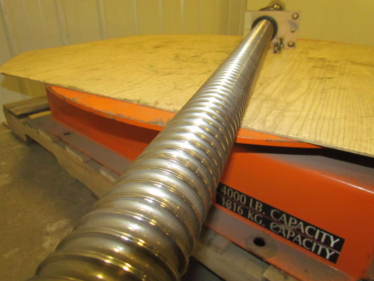 Zero Backlash Ball Screw 2.545" Screw Dia .5" Lead 70" Travel PB Brgs