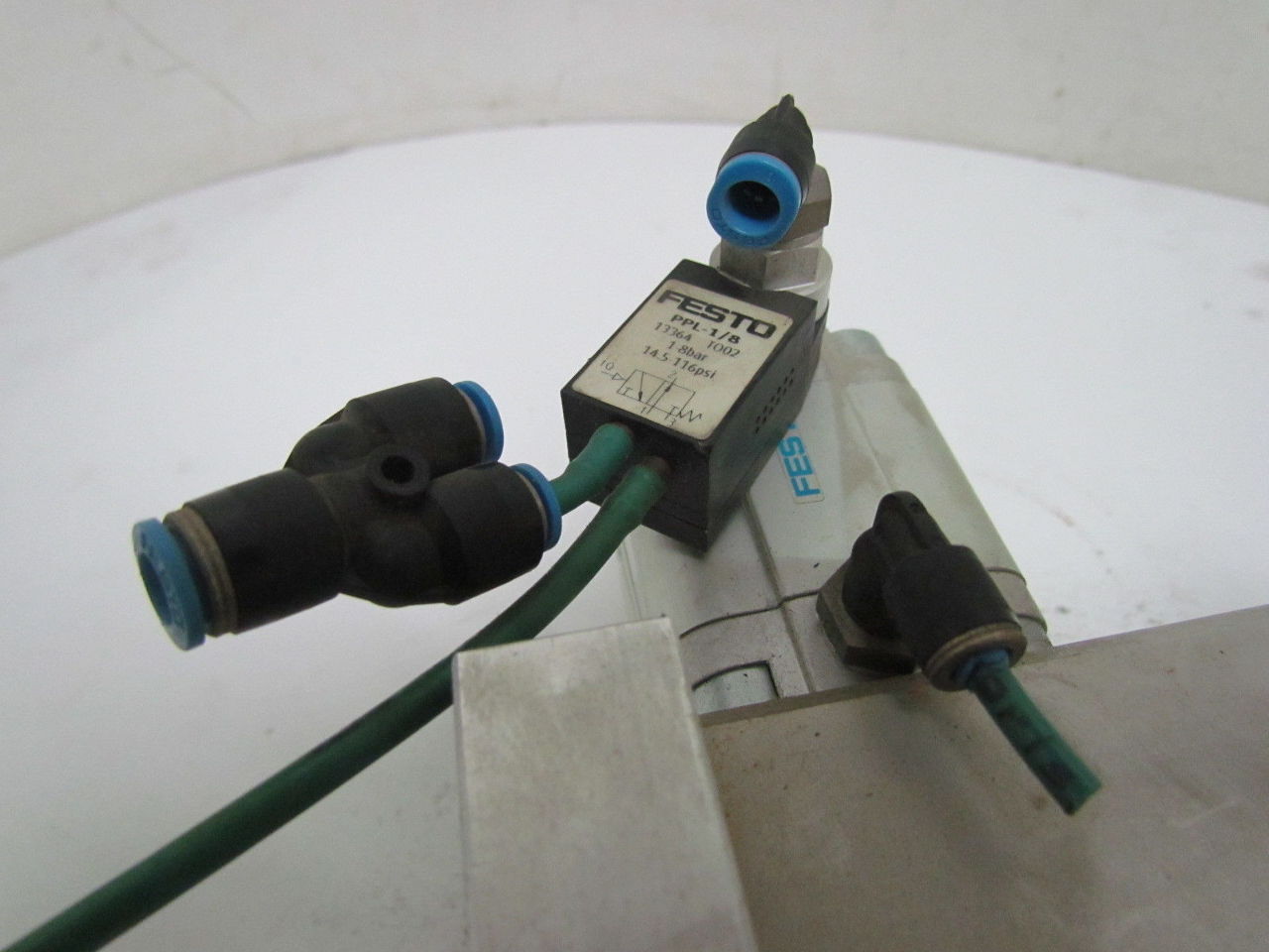 Pneumatic Stop Cylinder Air Stopper W/Hydraulic Shock Absorber eBay