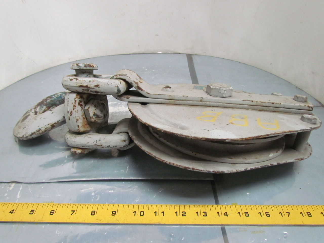 Campbell 4084V 5/8"Wire Rope Cable Snatch Block 8"dia Pulley tackle