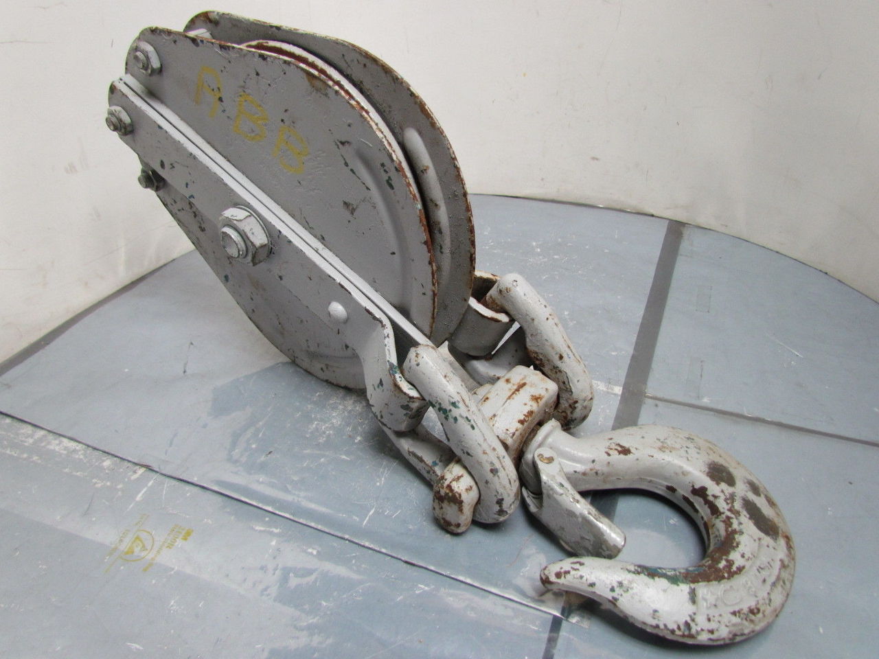 Campbell 4084V 5/8"Wire Rope Cable Snatch Block 8"dia Pulley tackle