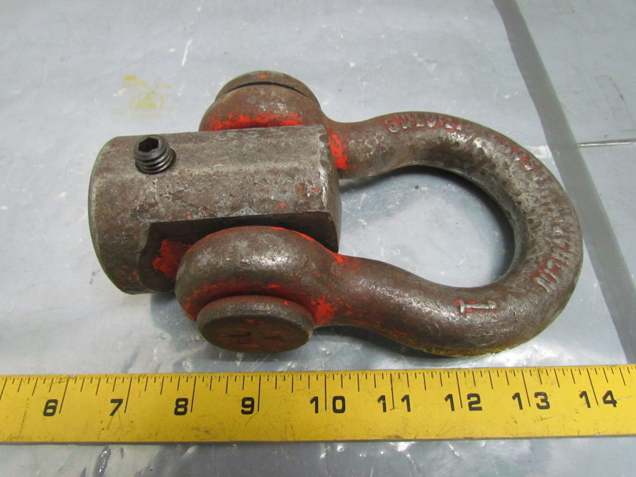 Crosby Load Centering Eye Bolt Hoist Ring 18 Female Thread 81/2 ton