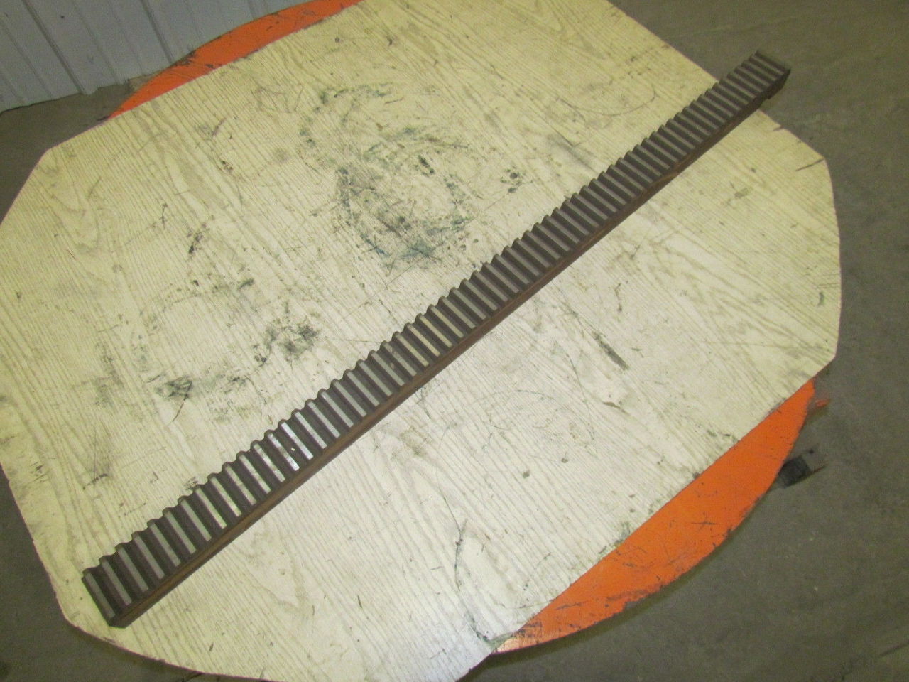 L167336028 Steel Spur Gear Rack 4 Pitch 64 Tooth 21/2"x4'