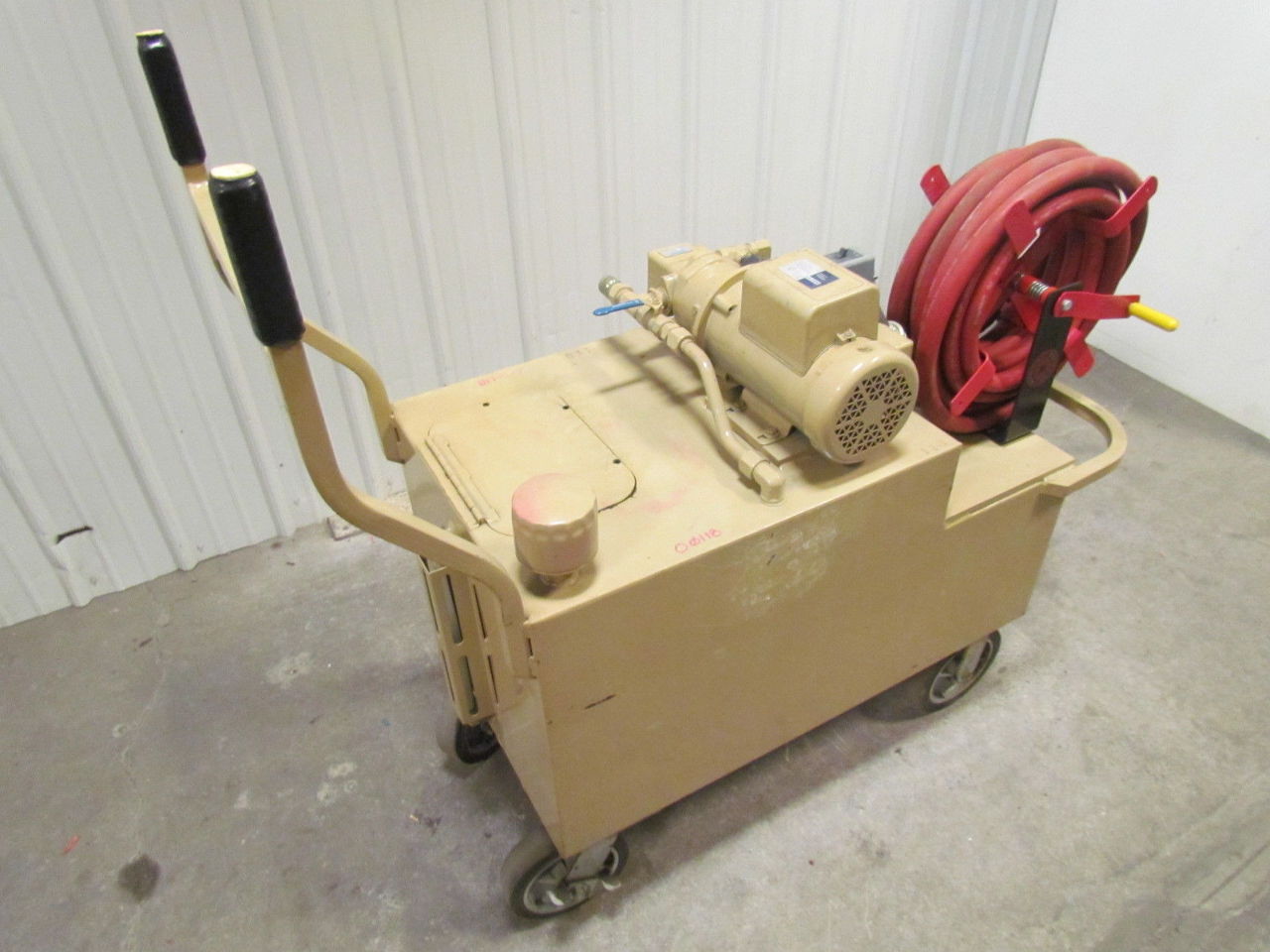 Fluid Power Two Way Transfer Cart System 53 Gal Tank 3/4 HP 1Ph Pump w