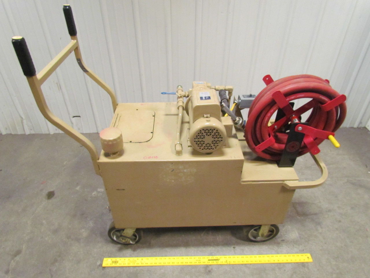 Fluid Power Two Way Transfer Cart System 53 Gal Tank 3/4 HP 1Ph Pump w