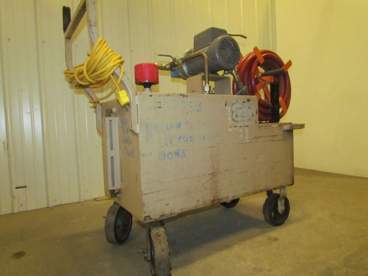 2882 Two Way Fluid Transfer Cart System 53 Gal Tank 3/4 HP 1Ph Pump w