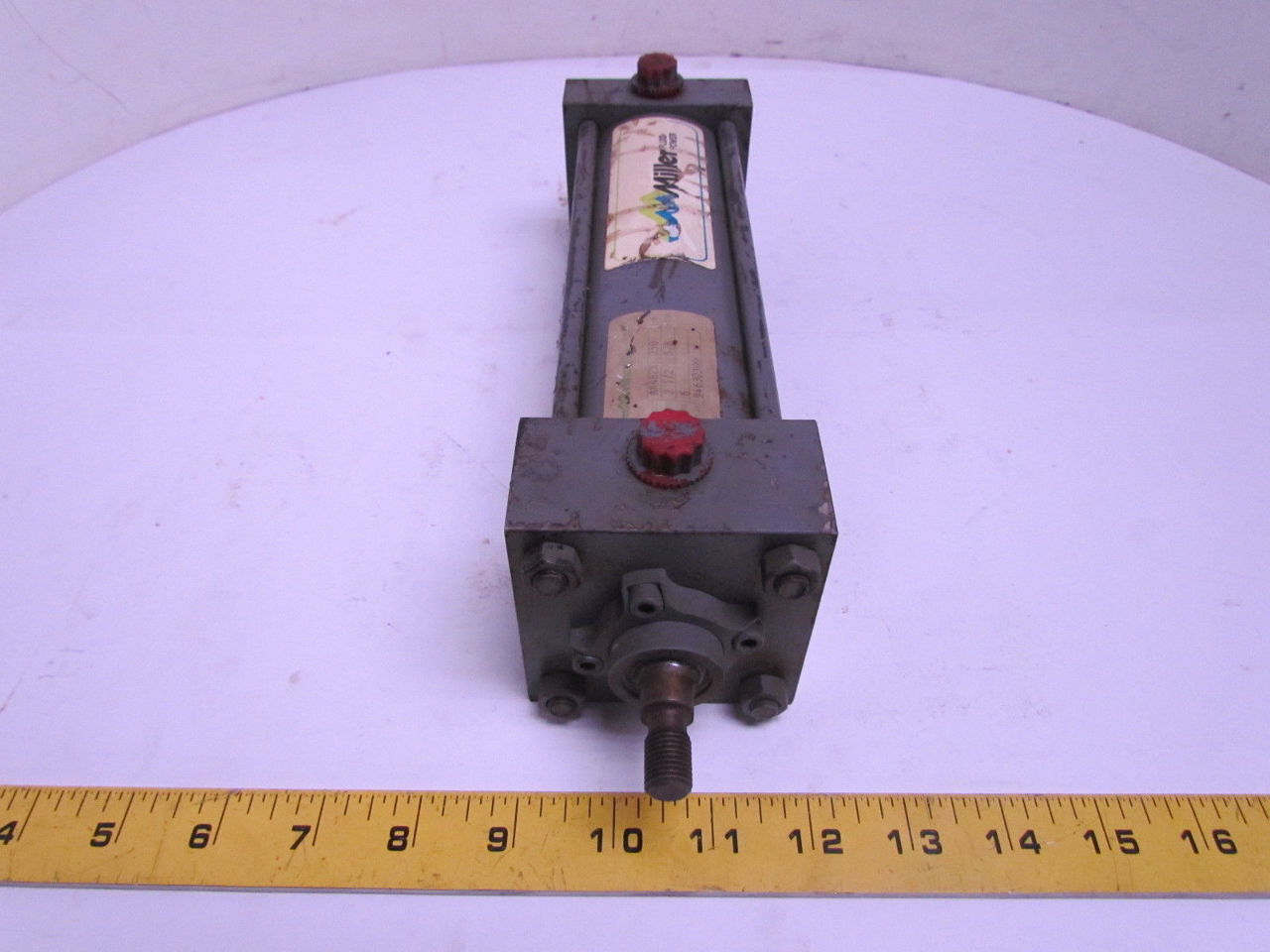 Miller A84B2N Pneumatic Air Cylinder 21/2" Bore 6" Stroke 250 PSI