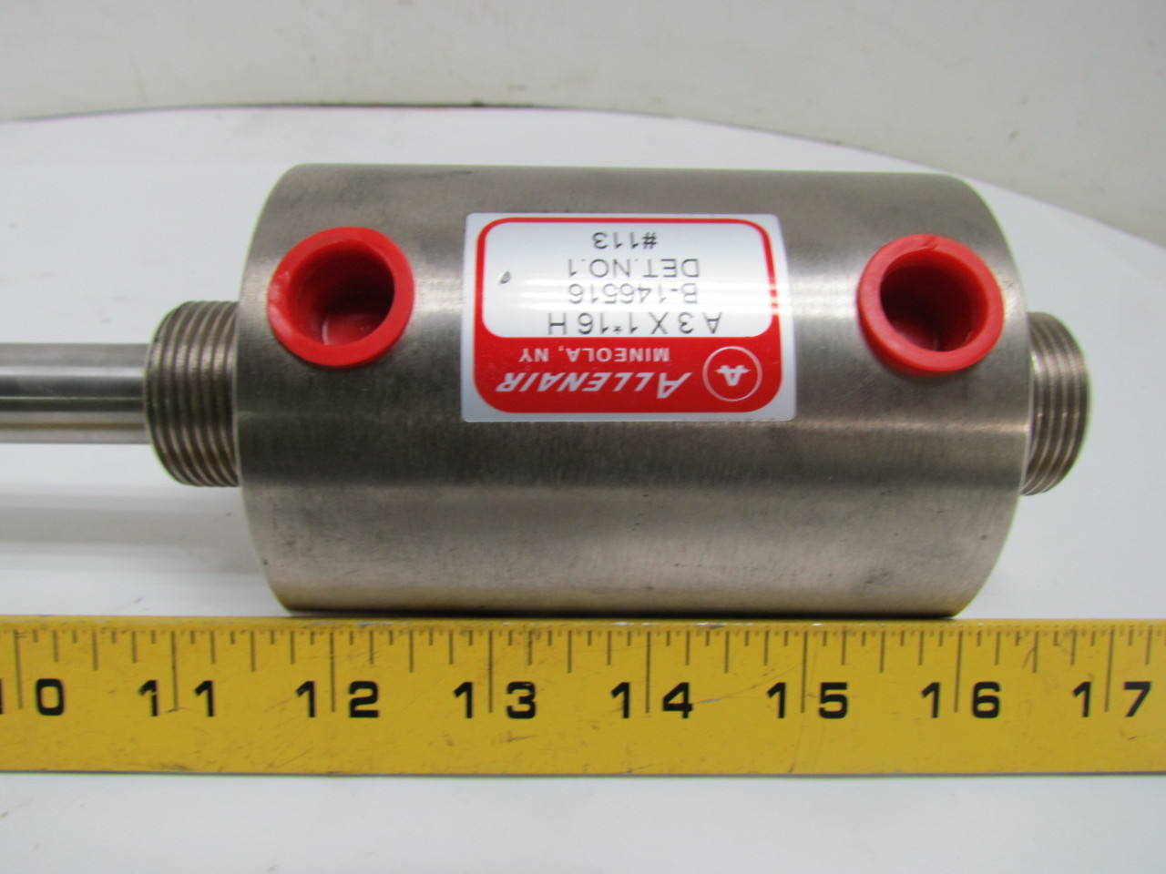 Allenair A 3X1 16H B146516 Pneumatic Air Cylinder 3"Bore 11/2"Stroke