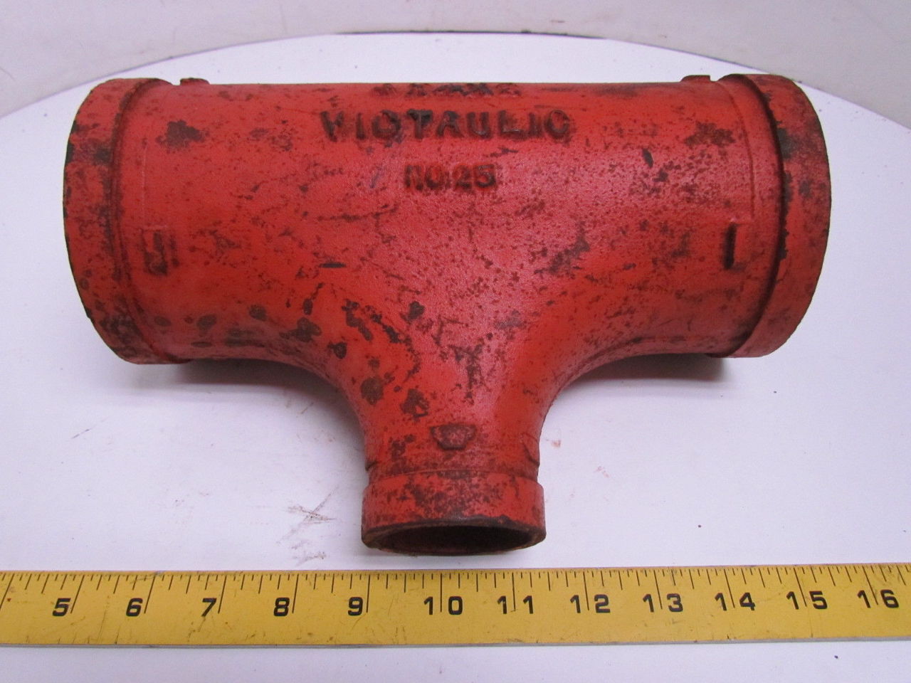 Victaulic No 25 4x4x2" Grooved End Reducing Tee Pipe Fitting T eBay