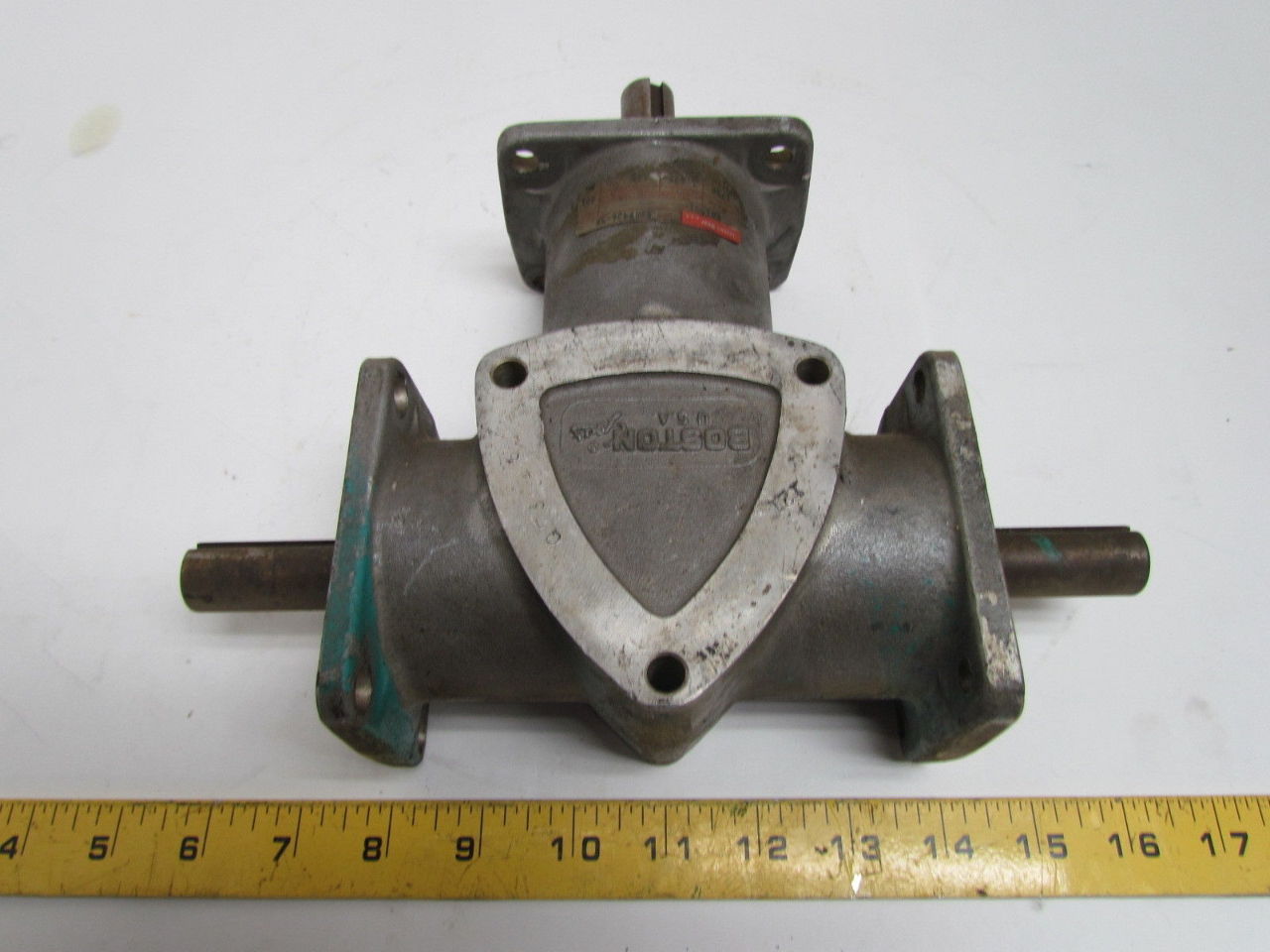 Boston RA1531 Right Angle Spiral Bevel Gear Drive 11 Ratio 3/4" Dual