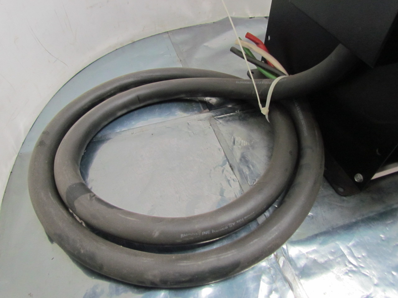 Shoreline Reel 50 Amp RV 33' Power Cord Reel 4' Pig Tail 12V DC